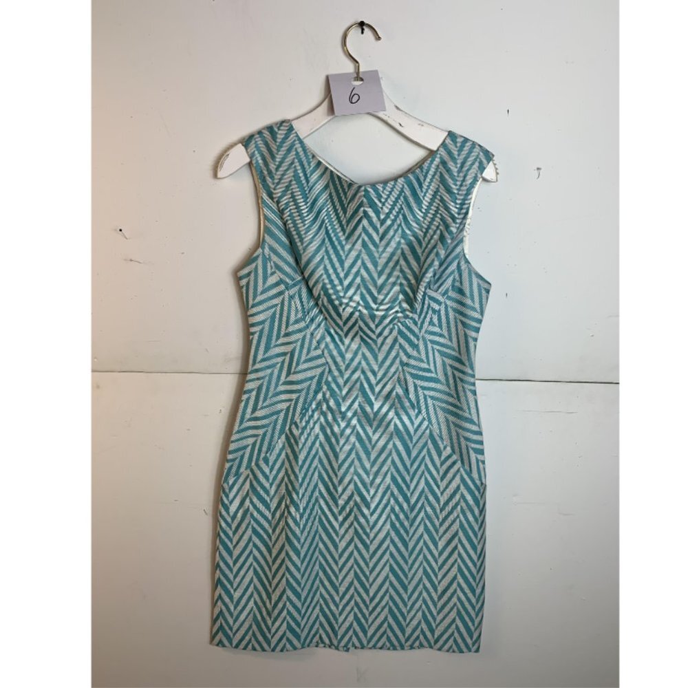 Anthropologie Eva Franco Turquoise Sleeveless Mini Dress